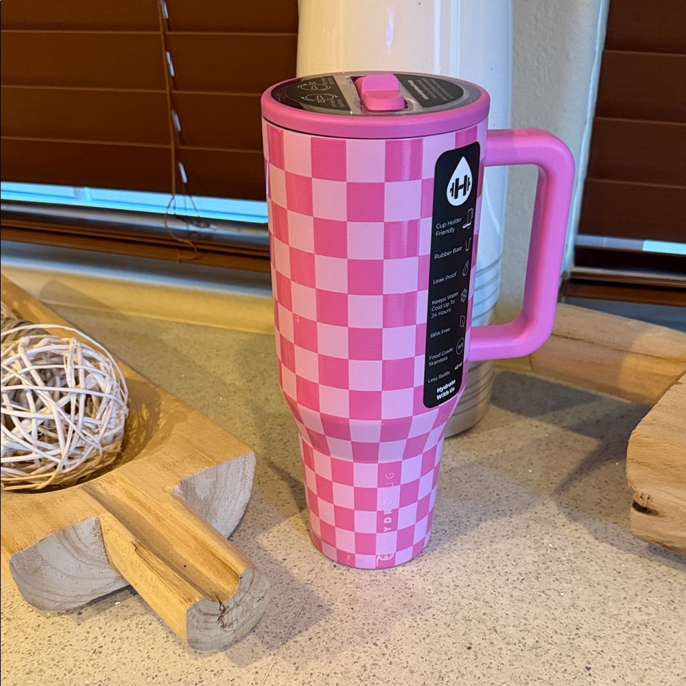 Hydrojug 40oz Bubblegum Checkers